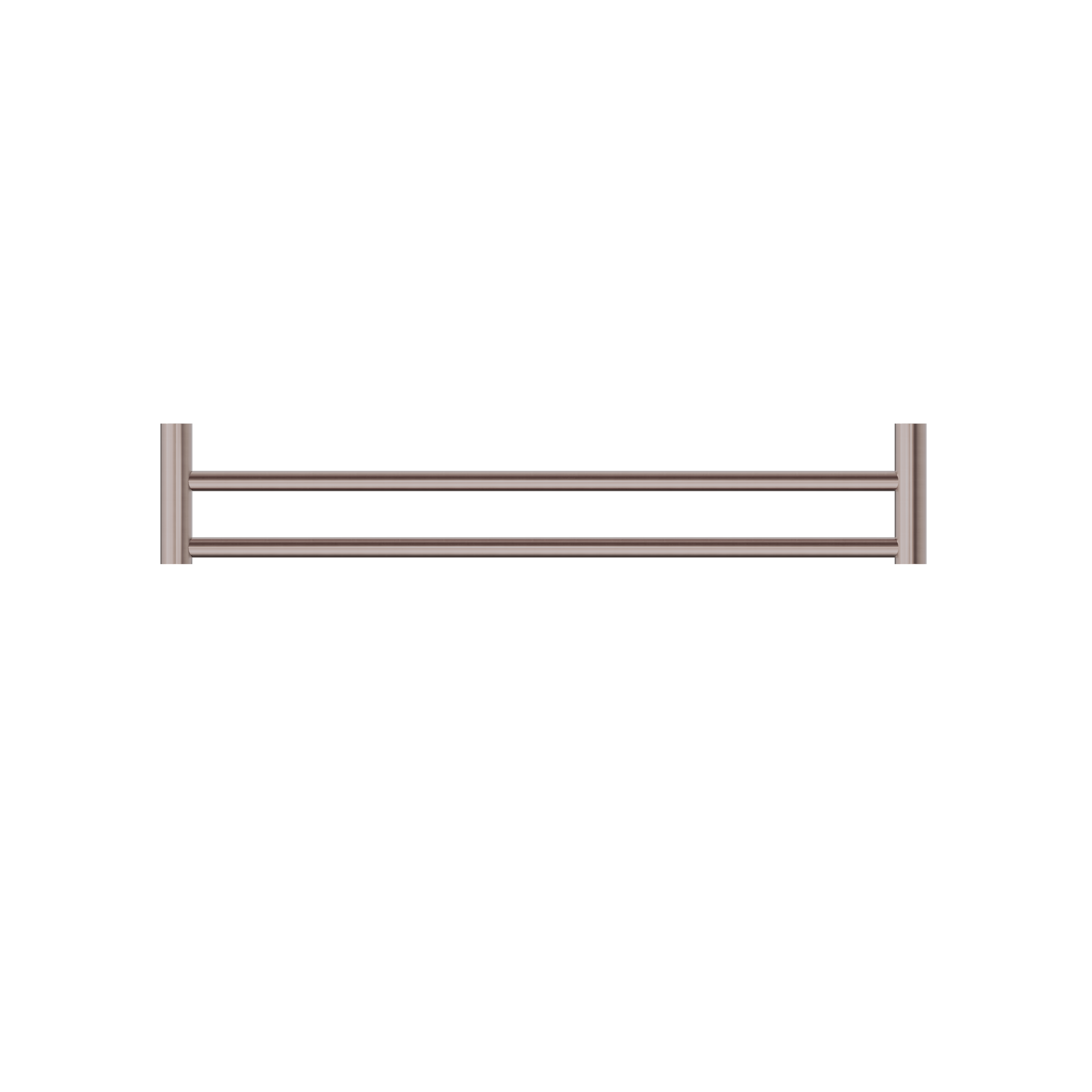 New Mecca Double Towel Rail 600mm Brushed Bronze