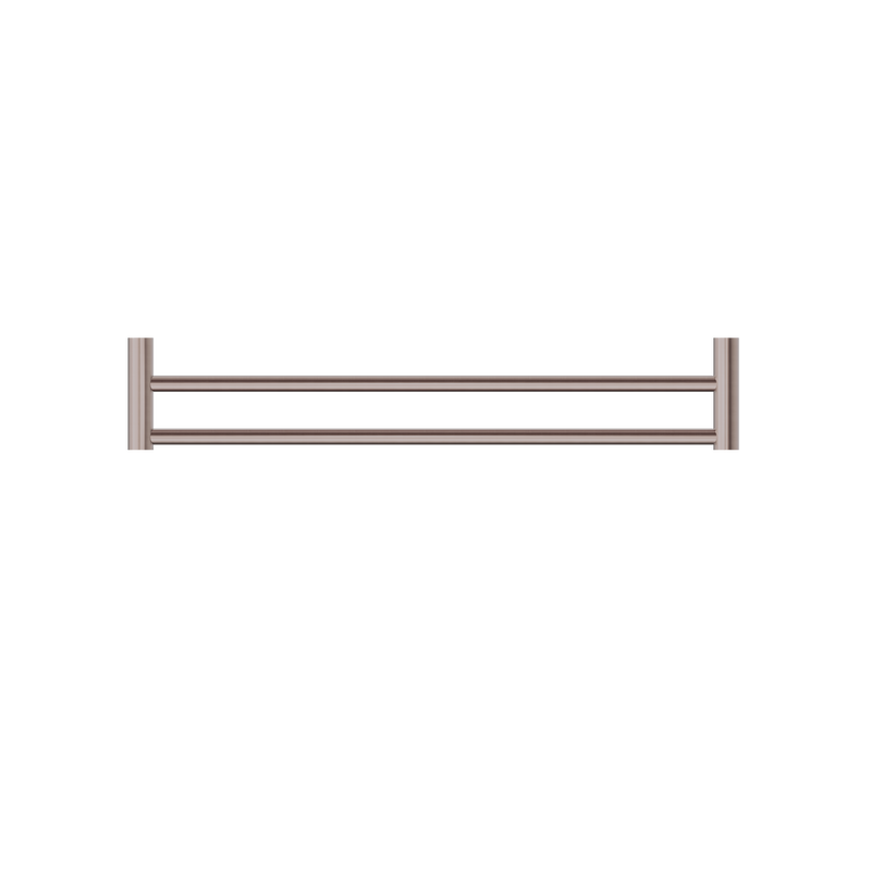 New Mecca Double Towel Rail 600mm Brushed Bronze
