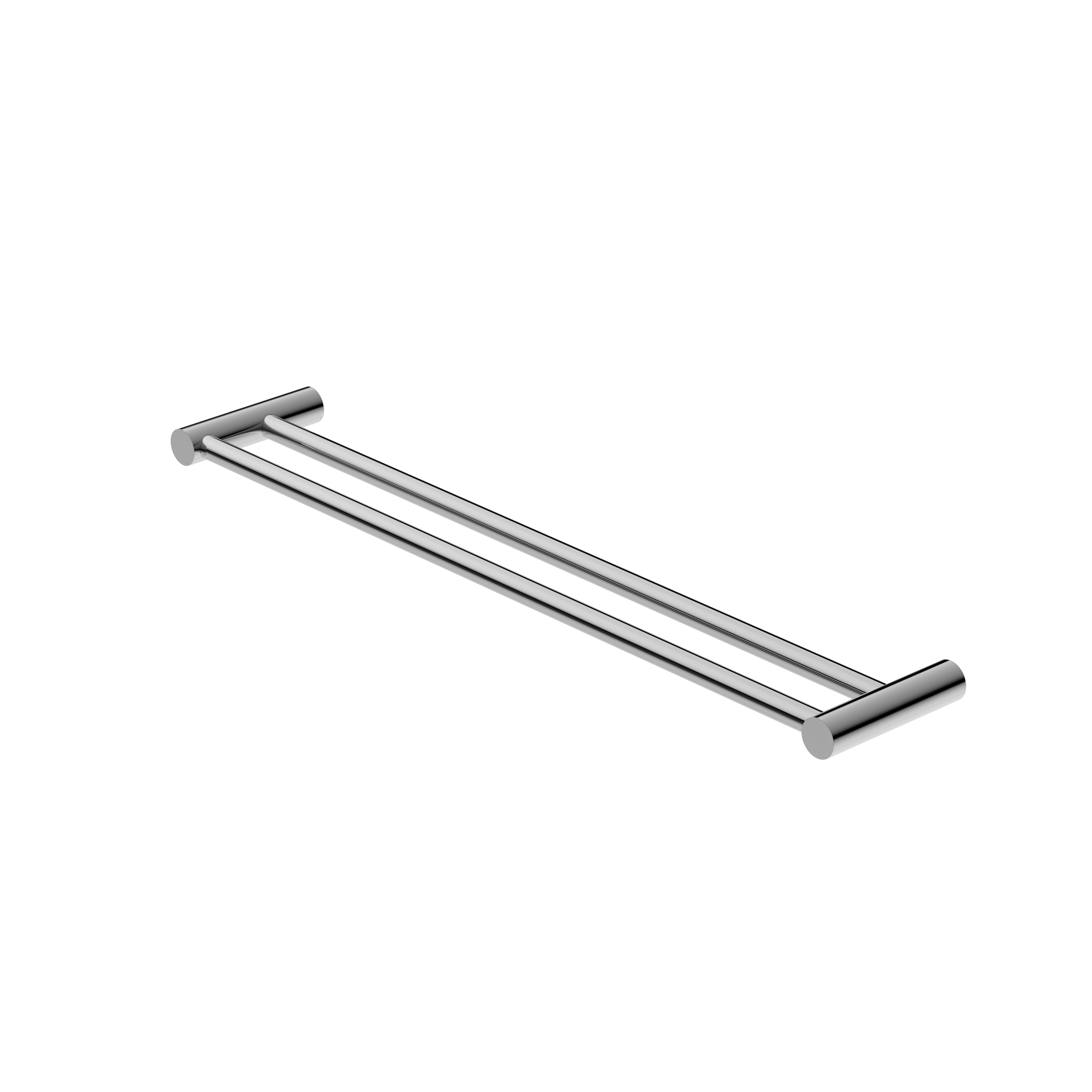 New Mecca Double Towel Rail 600mm Chrome