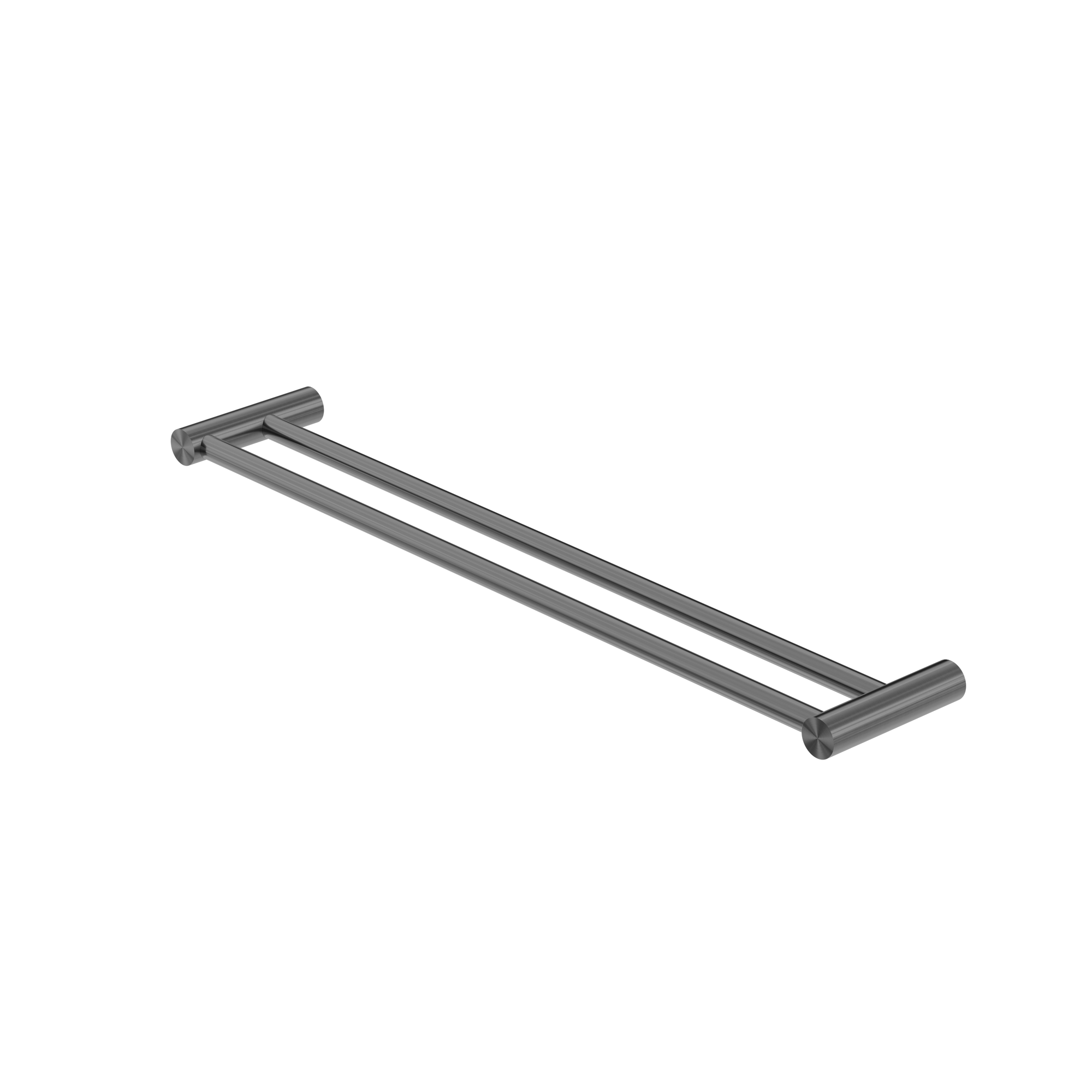 New Mecca Double Towel Rail 600mm Gun Metal