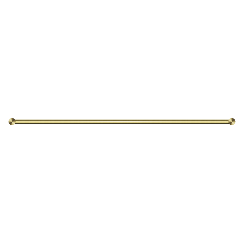 New Mecca Single Towel Rail 800mm Brushed Gold