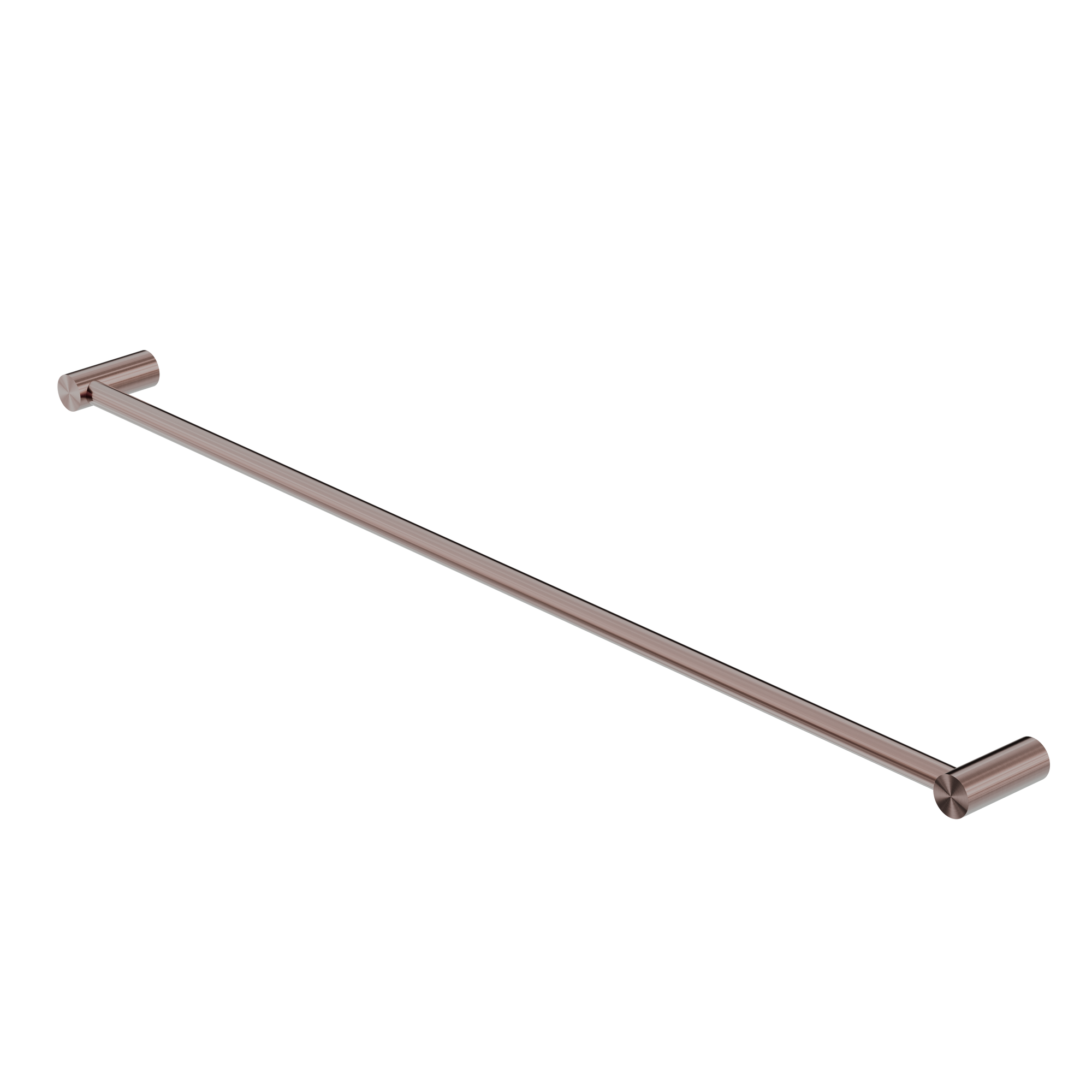 New Mecca Single Towel Rail 800mm Brushed Bronze