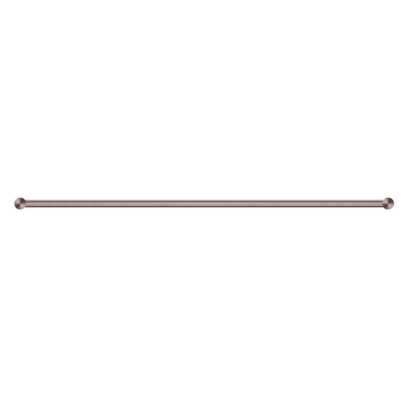 New Mecca Single Towel Rail 800mm Brushed Bronze