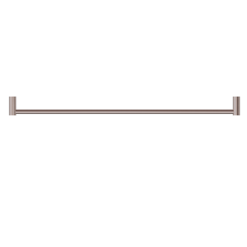 New Mecca Single Towel Rail 800mm Brushed Bronze