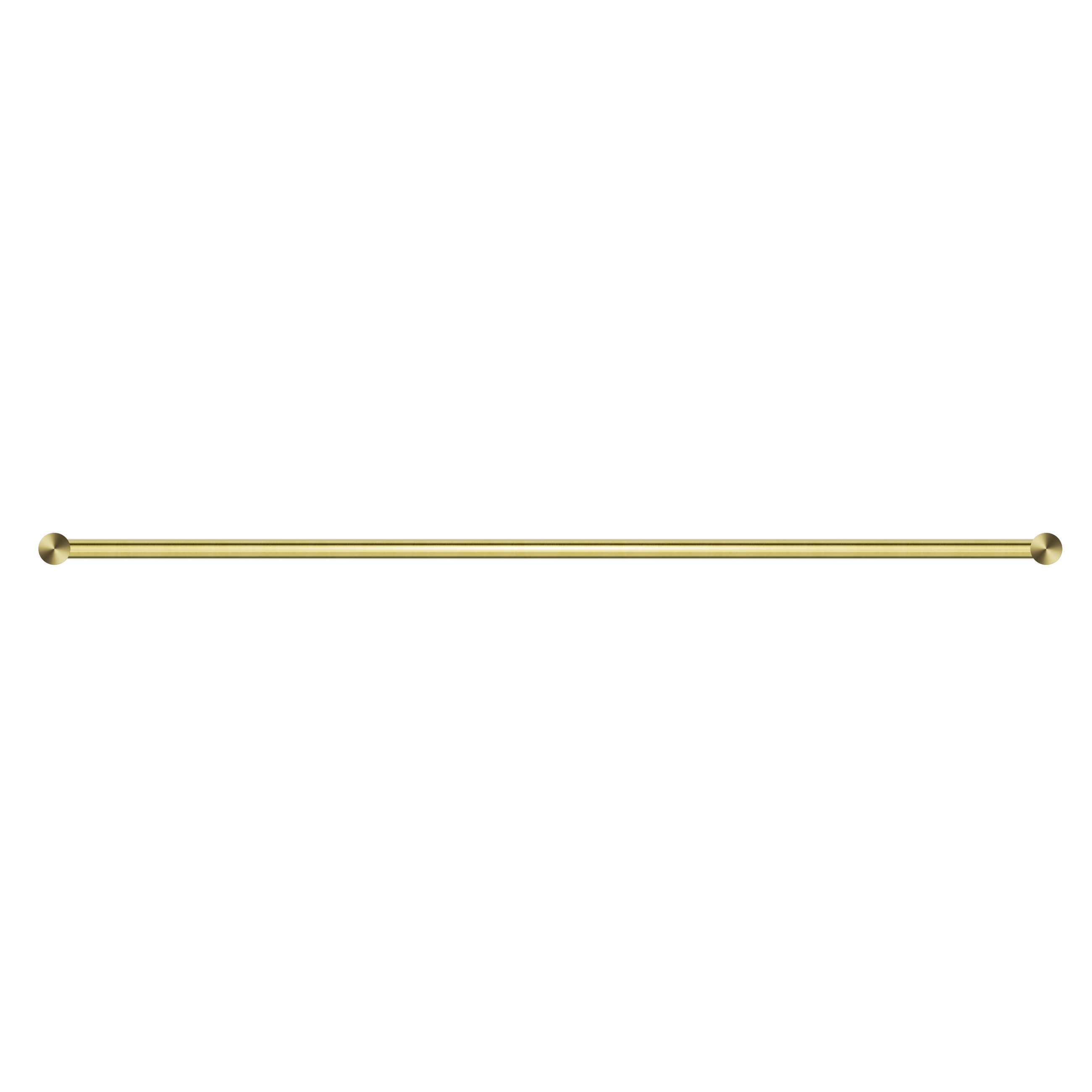 New Mecca Double Towel Rail 800mm Brushed Gold