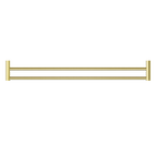 New Mecca Double Towel Rail 800mm Brushed Gold