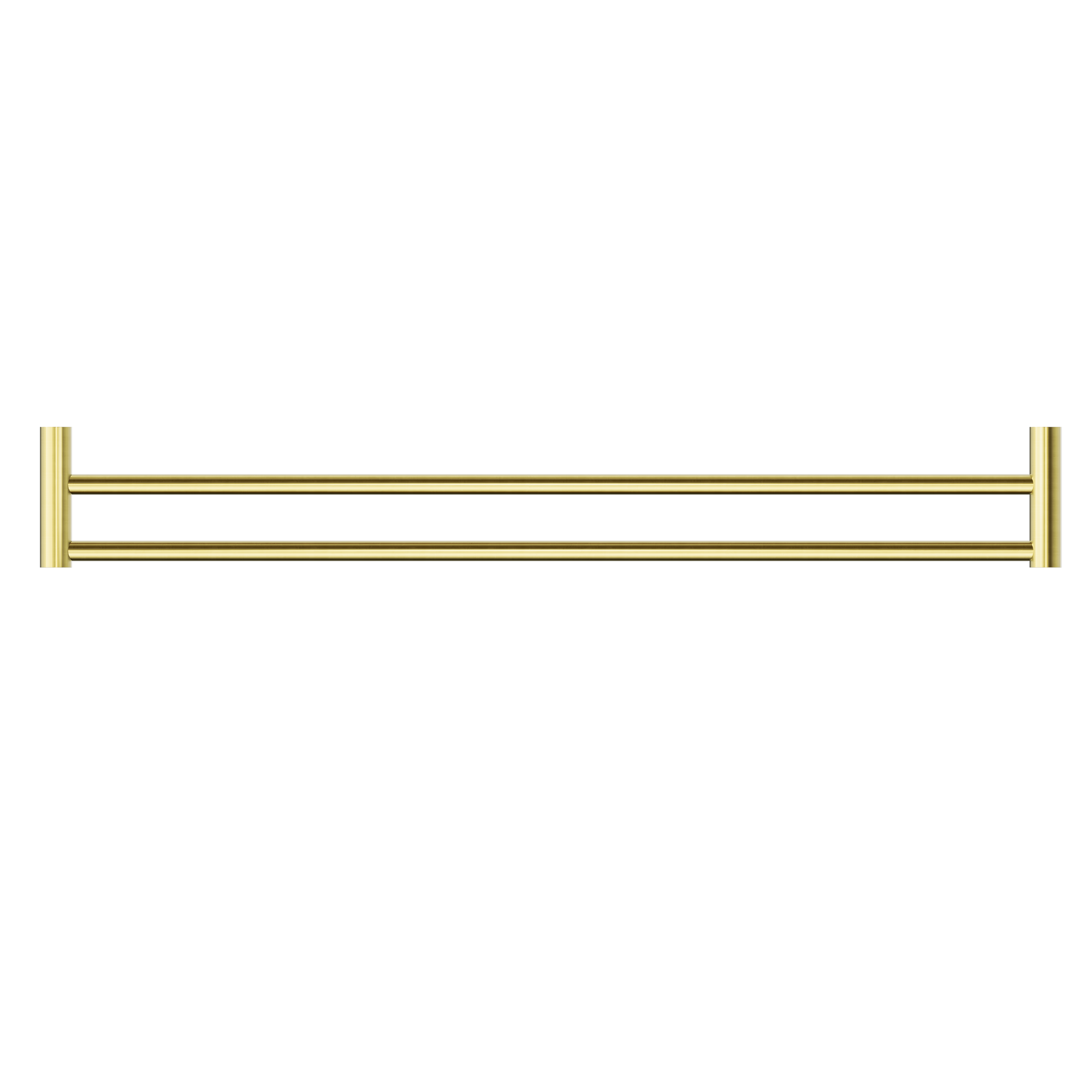 New Mecca Double Towel Rail 800mm Brushed Gold