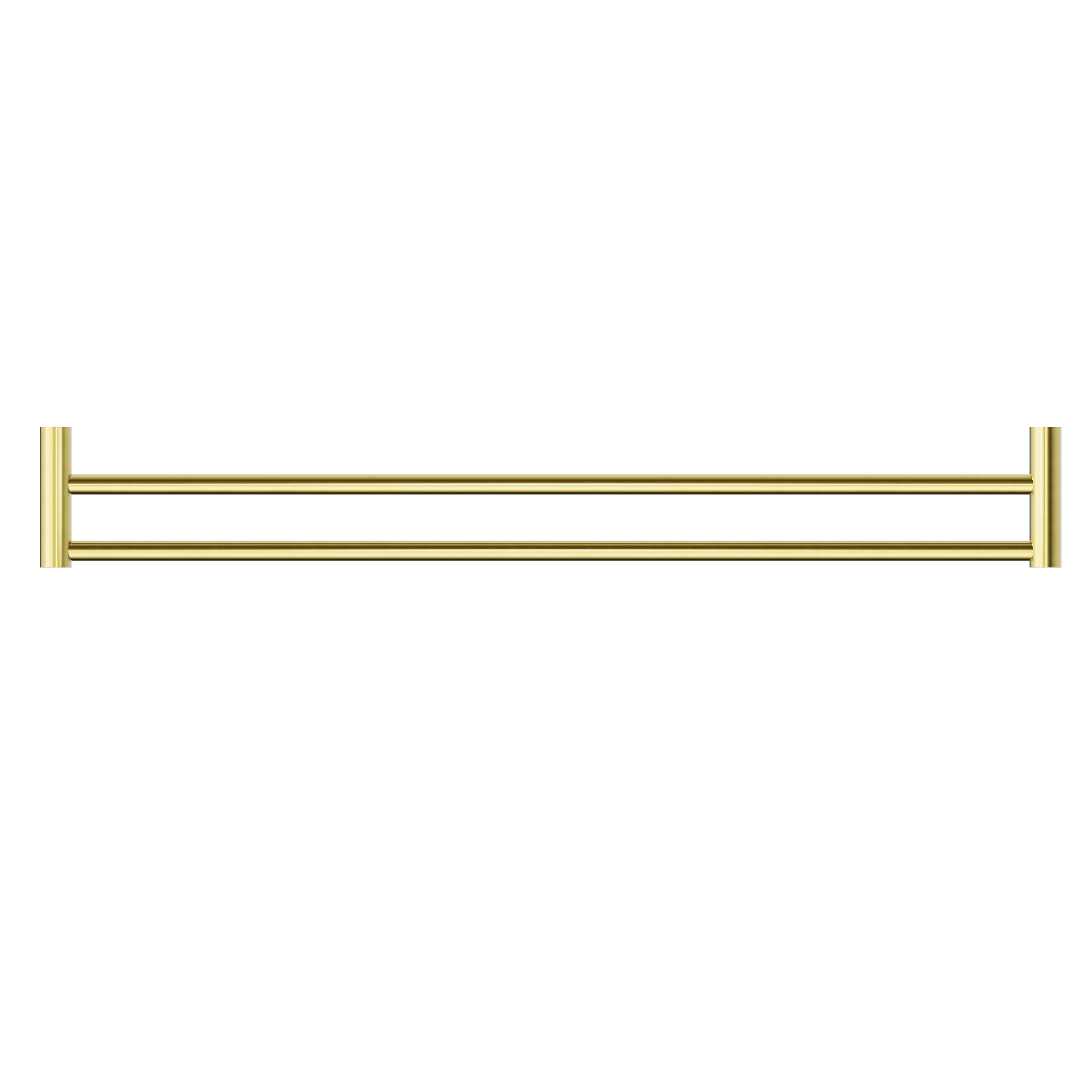 New Mecca Double Towel Rail 800mm Brushed Gold