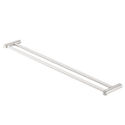 New Mecca Double Towel Rail 800mm Brushed Nickel