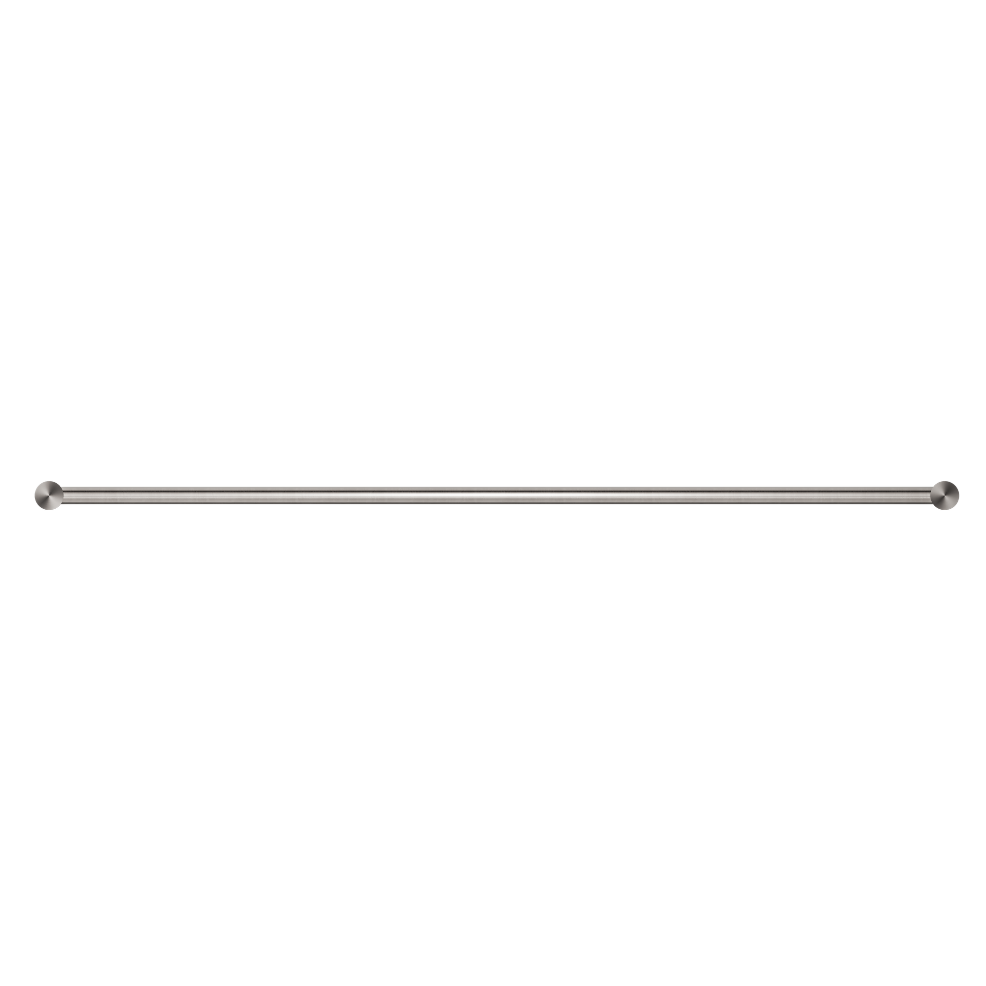 New Mecca Double Towel Rail 800mm Brushed Nickel