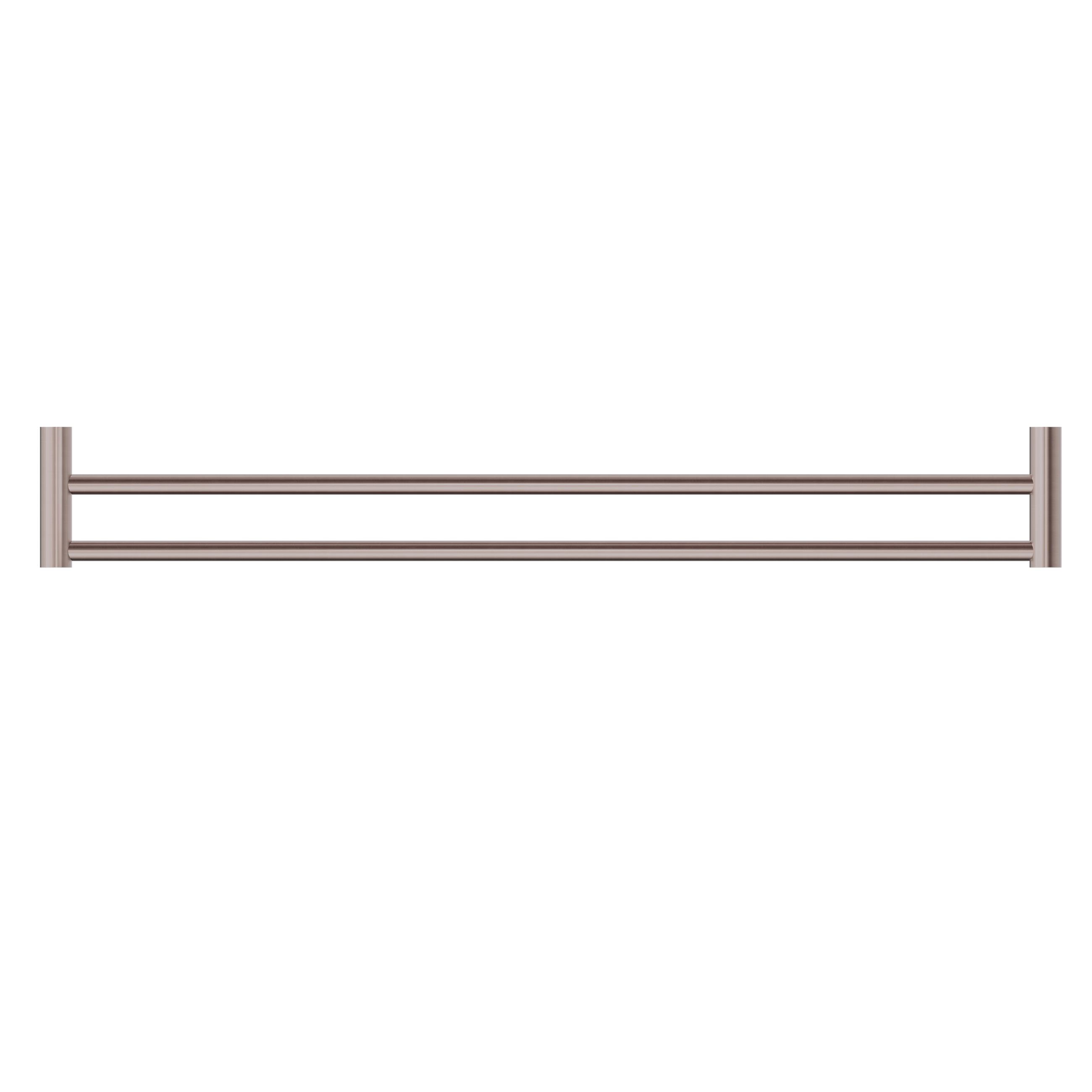 New Mecca Double Towel Rail 800mm Brushed Bronze