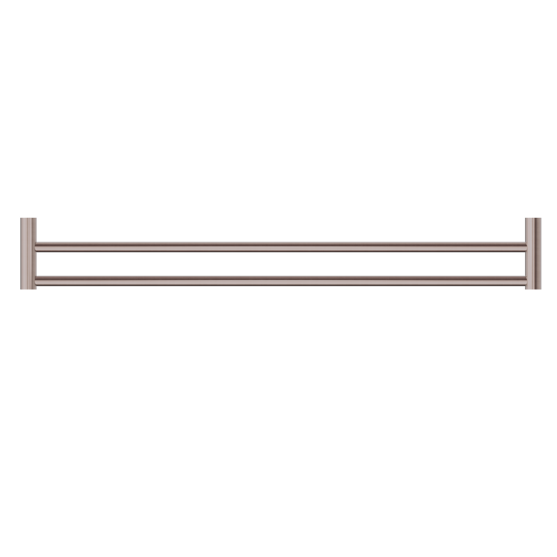 New Mecca Double Towel Rail 800mm Brushed Bronze
