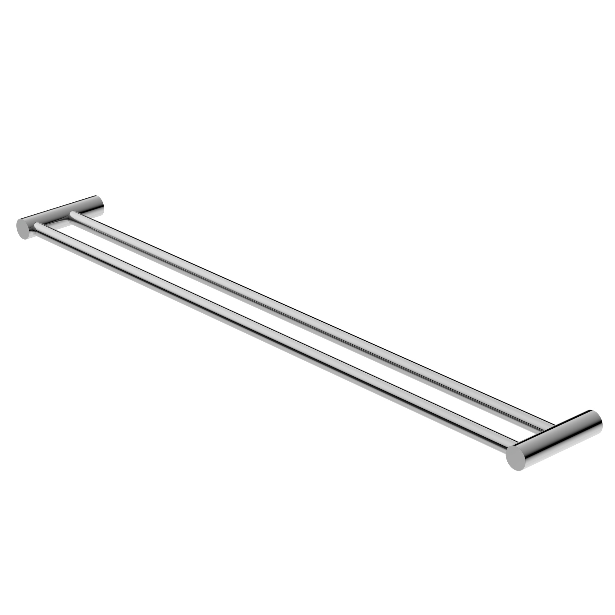 New Mecca Double Towel Rail 800mm Chrome
