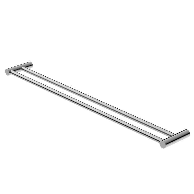 New Mecca Double Towel Rail 800mm Chrome