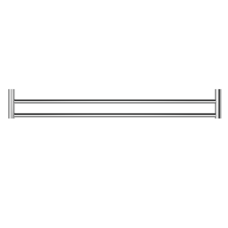 New Mecca Double Towel Rail 800mm Chrome