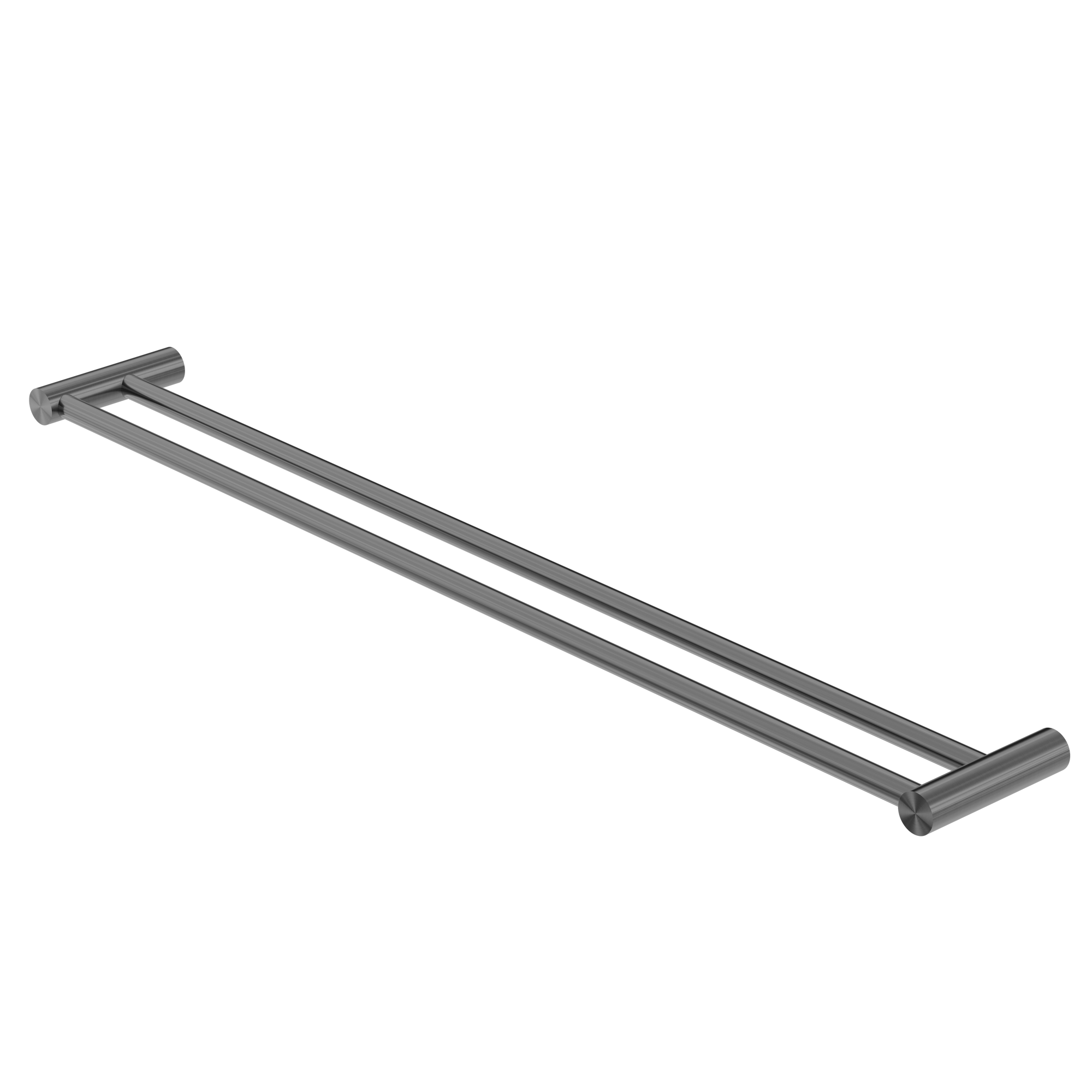 New Mecca Double Towel Rail 800mm Gun Metal
