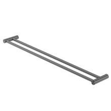 New Mecca Double Towel Rail 800mm Gun Metal