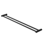 New Mecca Double Towel Rail 800mm Matte Black
