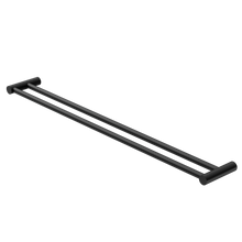 New Mecca Double Towel Rail 800mm Matte Black