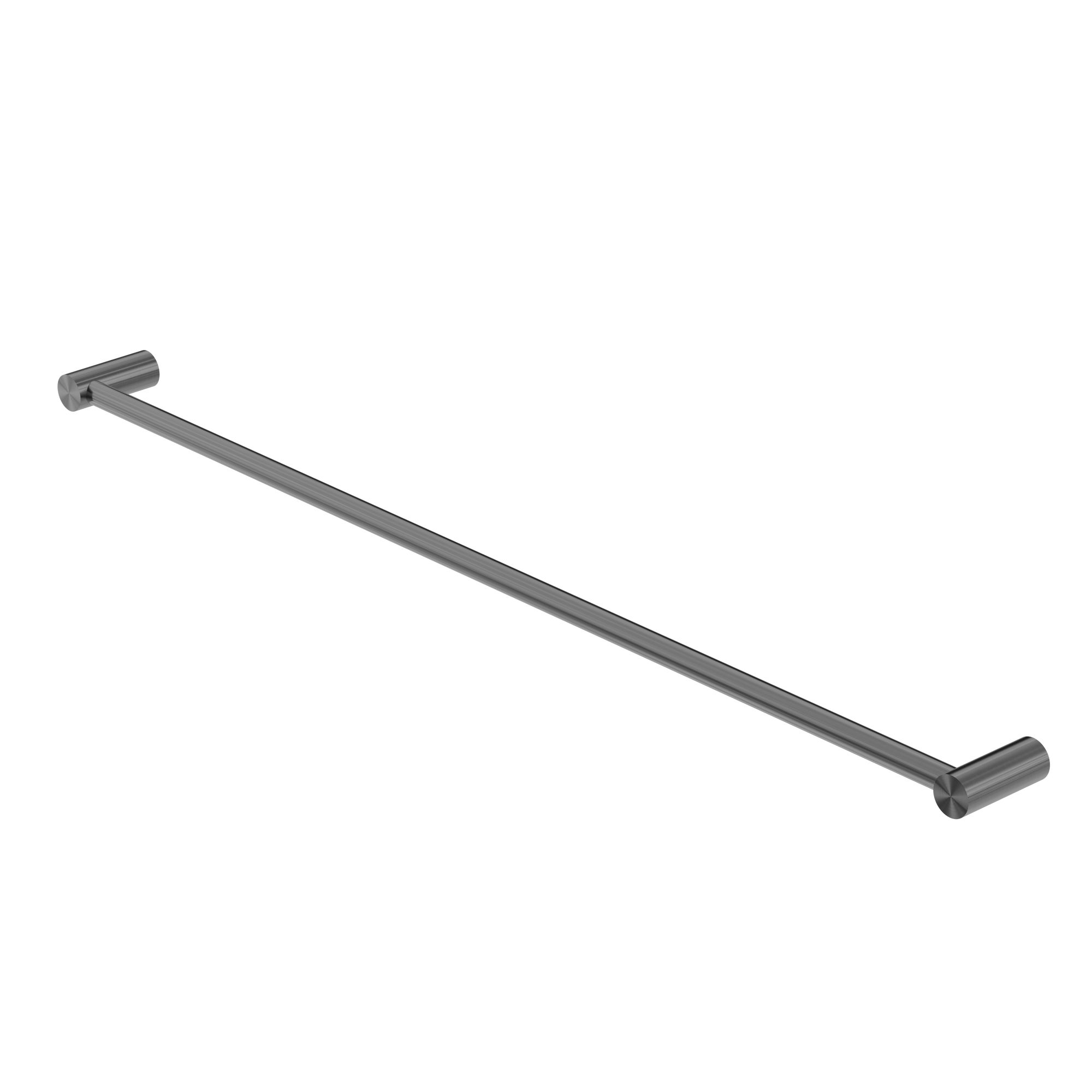 New Mecca Single Towel Rail 800mm Gun Metal