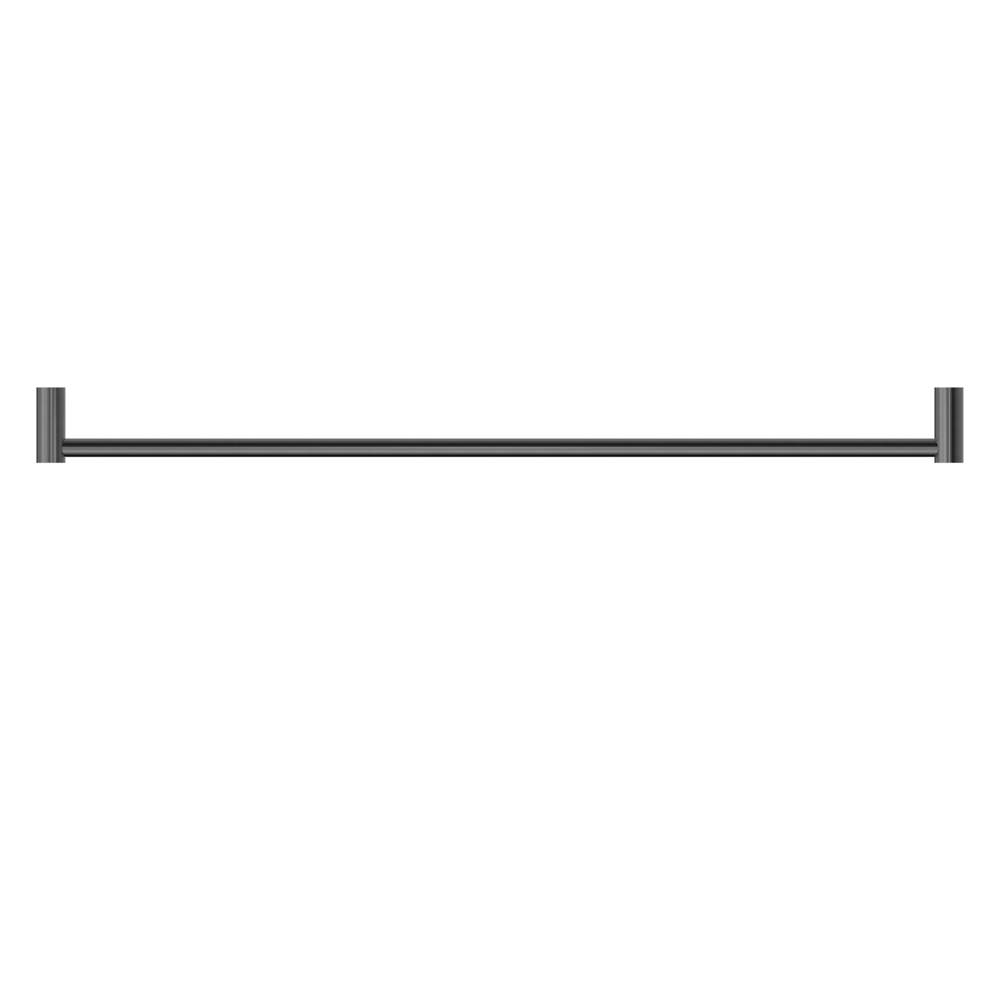 New Mecca Single Towel Rail 800mm Gun Metal