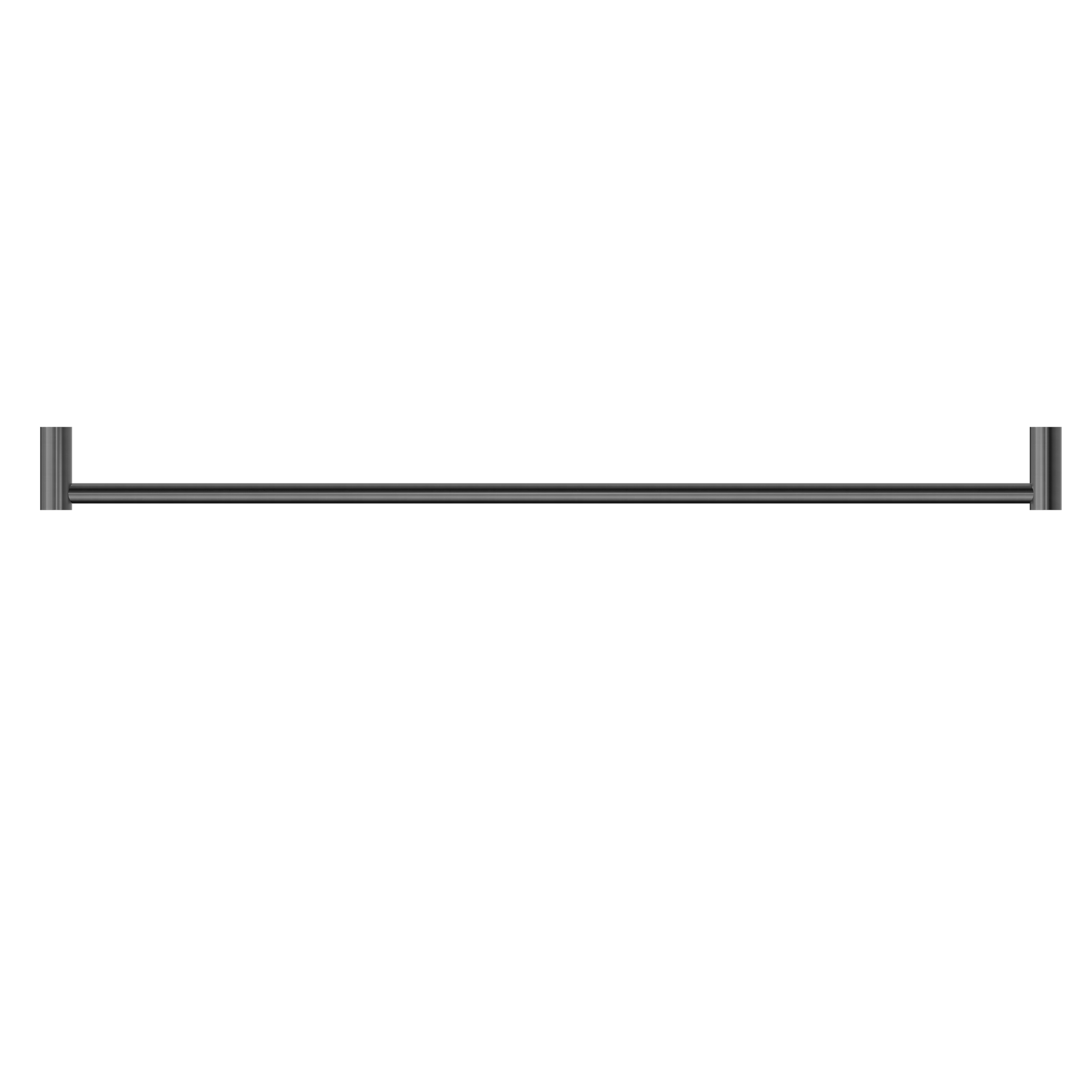 New Mecca Single Towel Rail 800mm Gun Metal