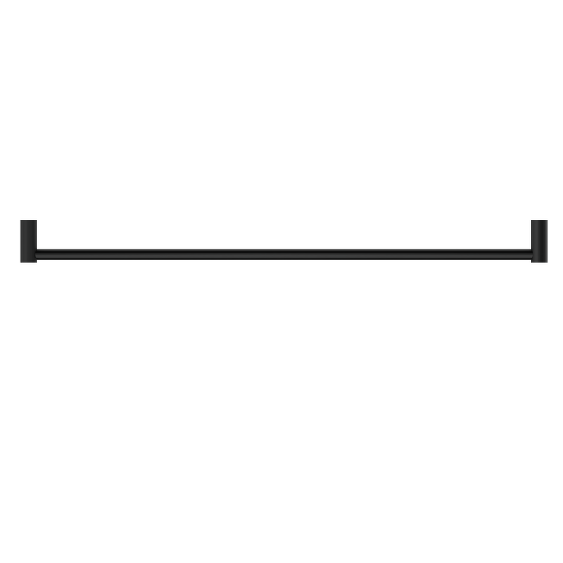 New Mecca Single Towel Rail 800mm Matte Black