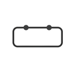 New Mecca Towel Ring Matte Black