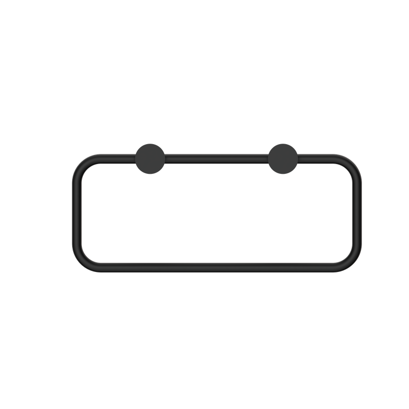 New Mecca Towel Ring Matte Black