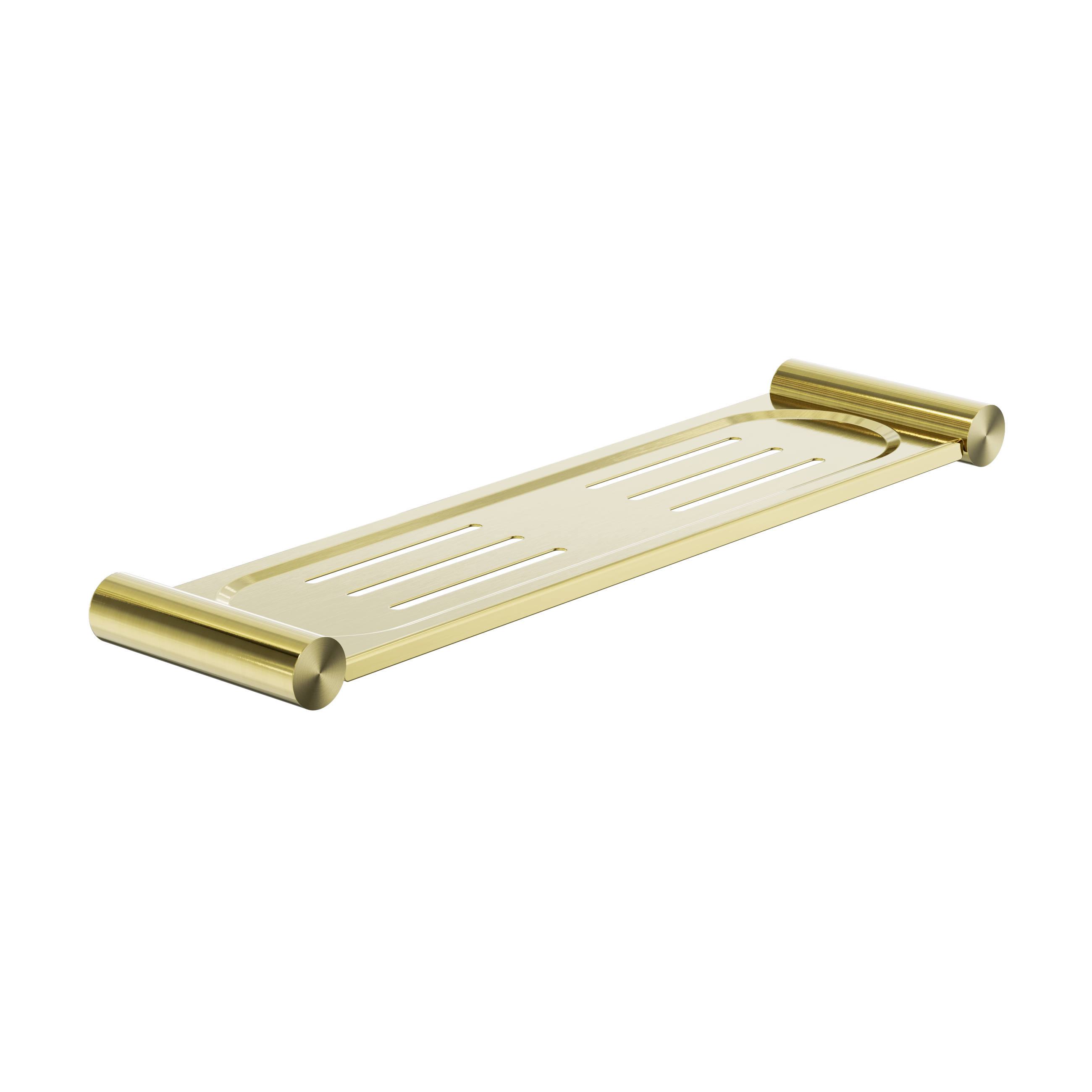 New Mecca Metal Shower Shelf Brushed Gold