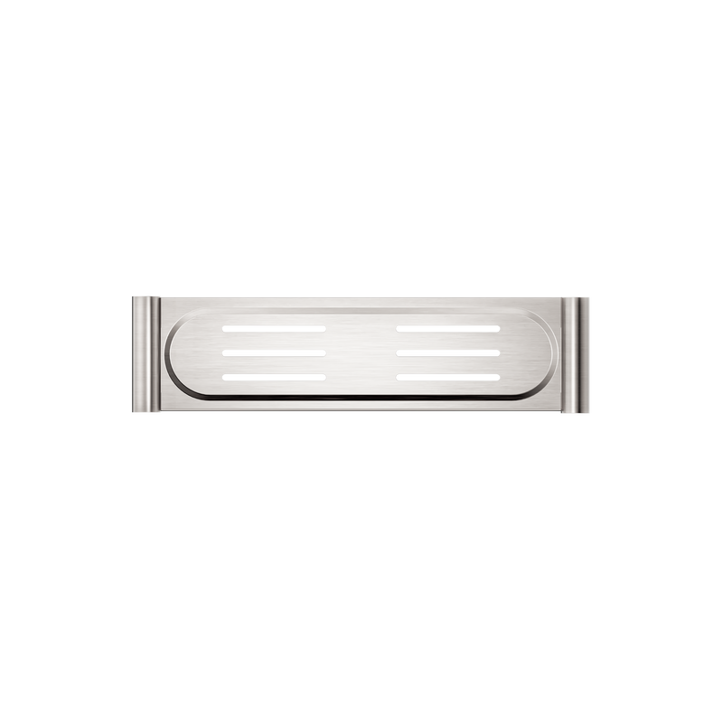 New Mecca Metal Shower Shelf Brushed Nickel