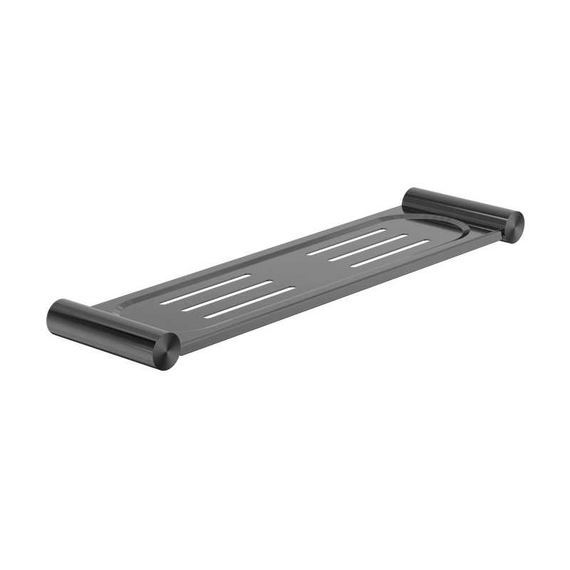 New Mecca Metal Shower Shelf Gun Metal