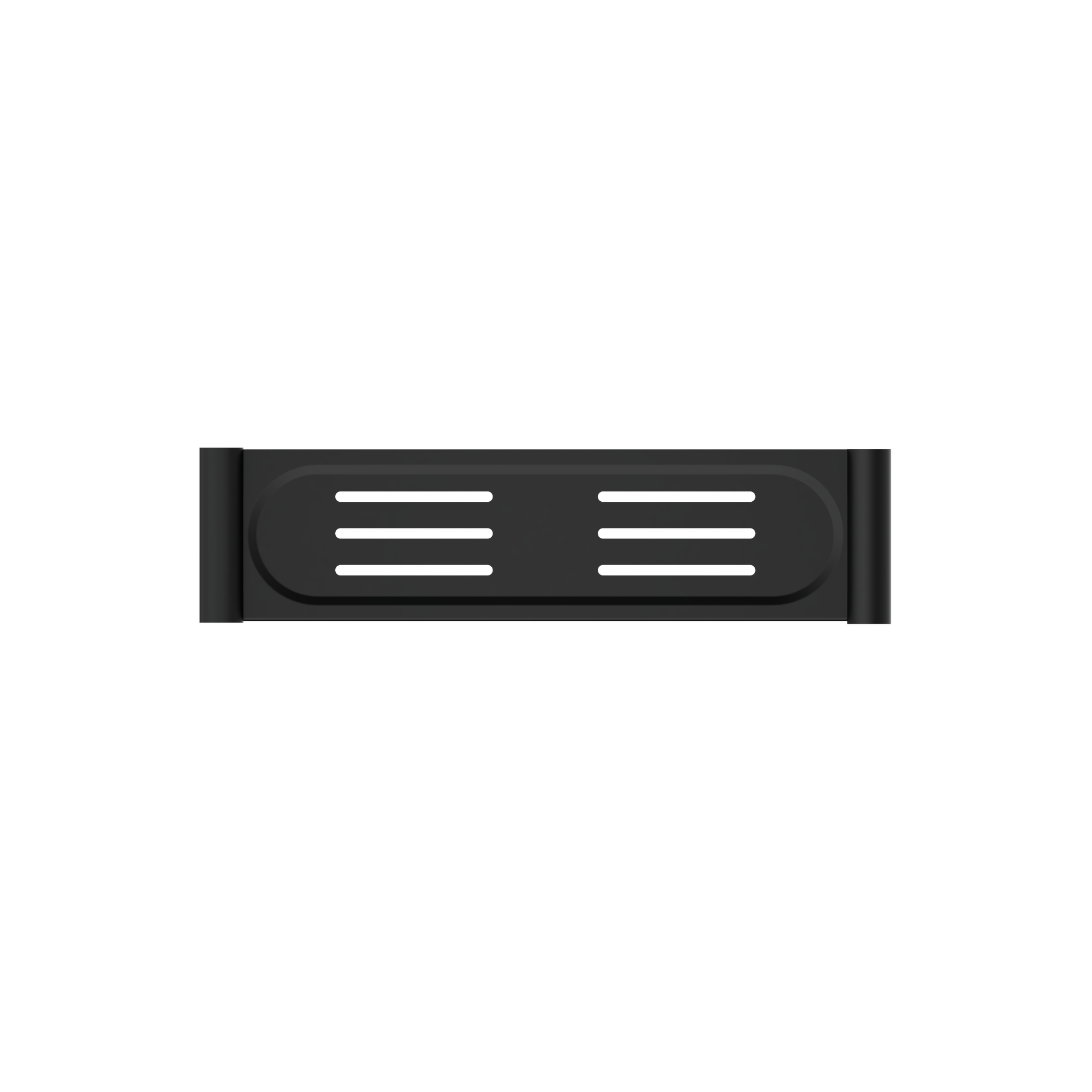New Mecca Metal Shower Shelf Matte Black