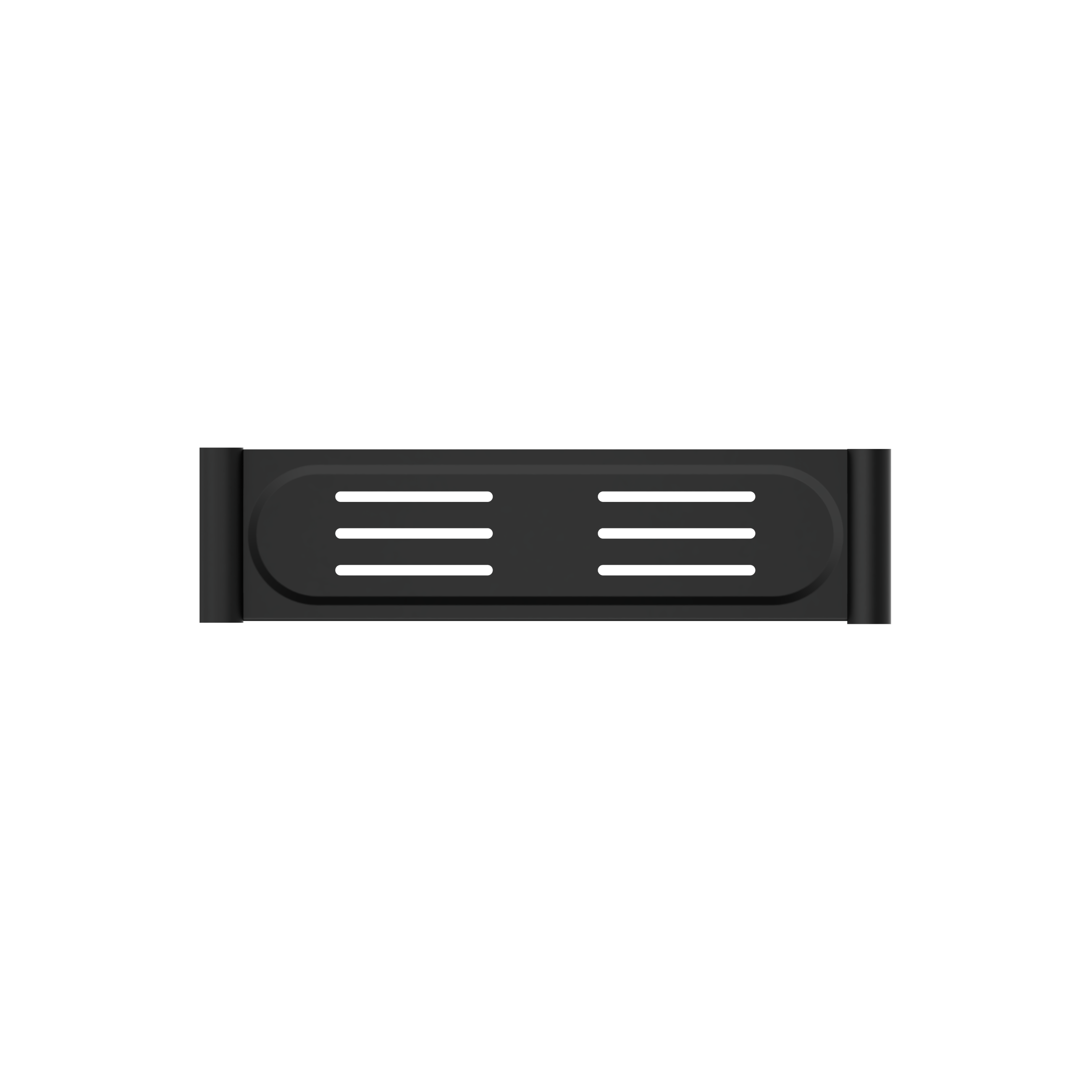 New Mecca Metal Shower Shelf Matte Black