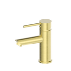 Dolce Basin Mixer Straight Spout Brushed Gold