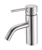 Dolce Basin Mixer Stylish Spout Brushed Nickel