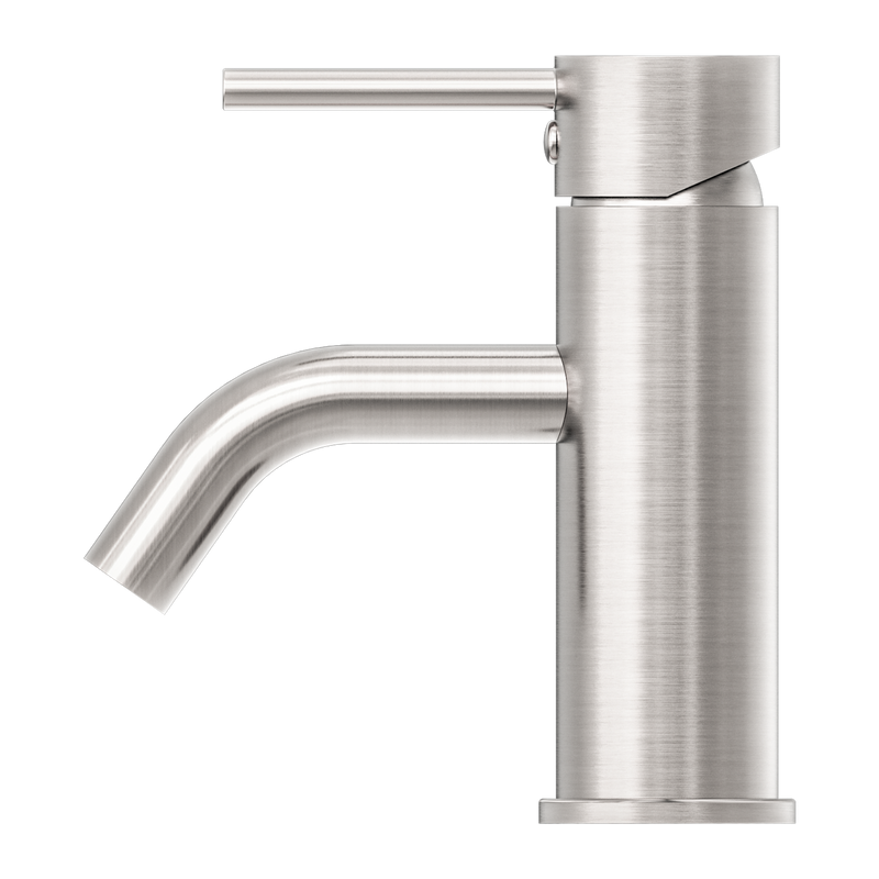 Dolce Basin Mixer Stylish Spout Brushed Nickel