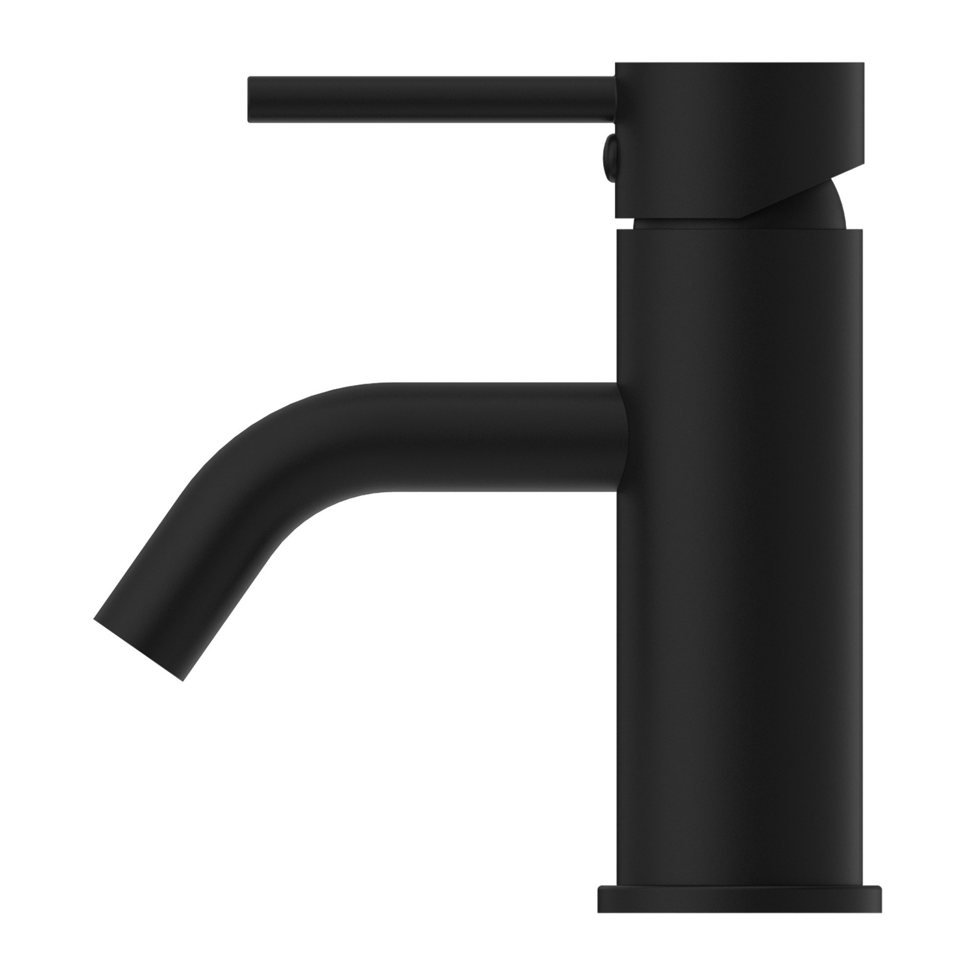 Dolce Basin Mixer Stylish Spout Matte Black