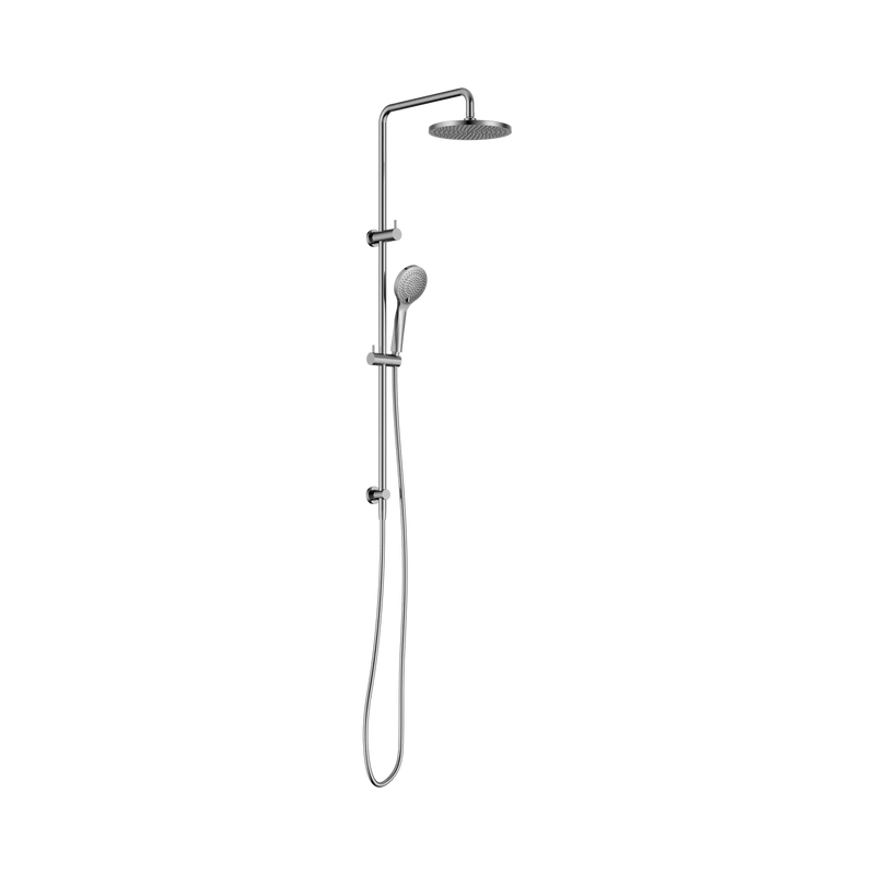 Round Twin Shower With Air Shower I Chrome