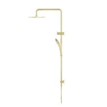 Round Twin Shower Brushed Gold