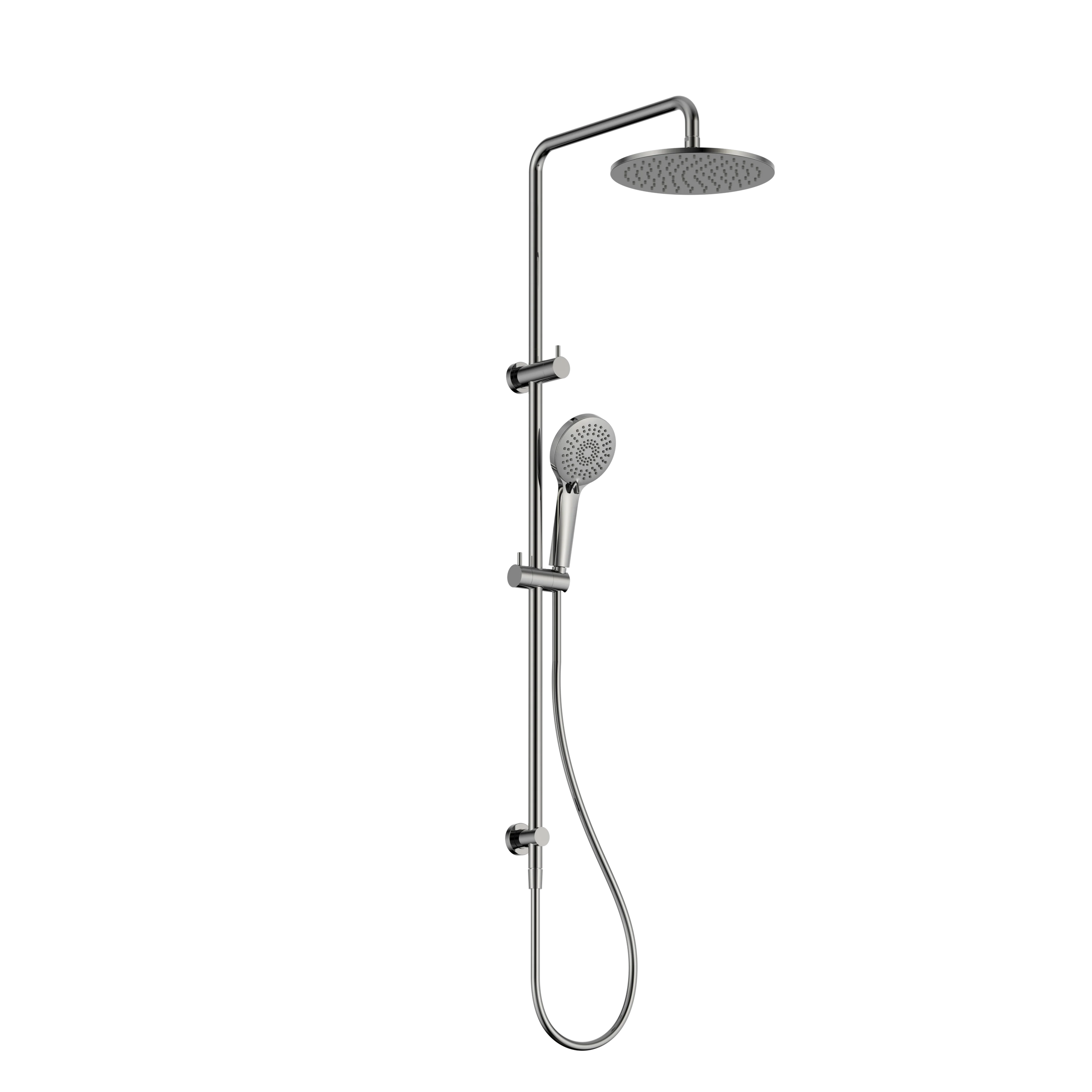 Round Twin Shower Chrome