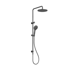 Round Twin Shower Gun Metal