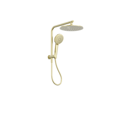 Mecca 2 In 1 Twin Shower Brushed Gold