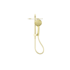 Mecca 2 In 1 Twin Shower Brushed Gold