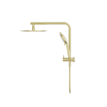 Mecca 2 In 1 Twin Shower Brushed Gold