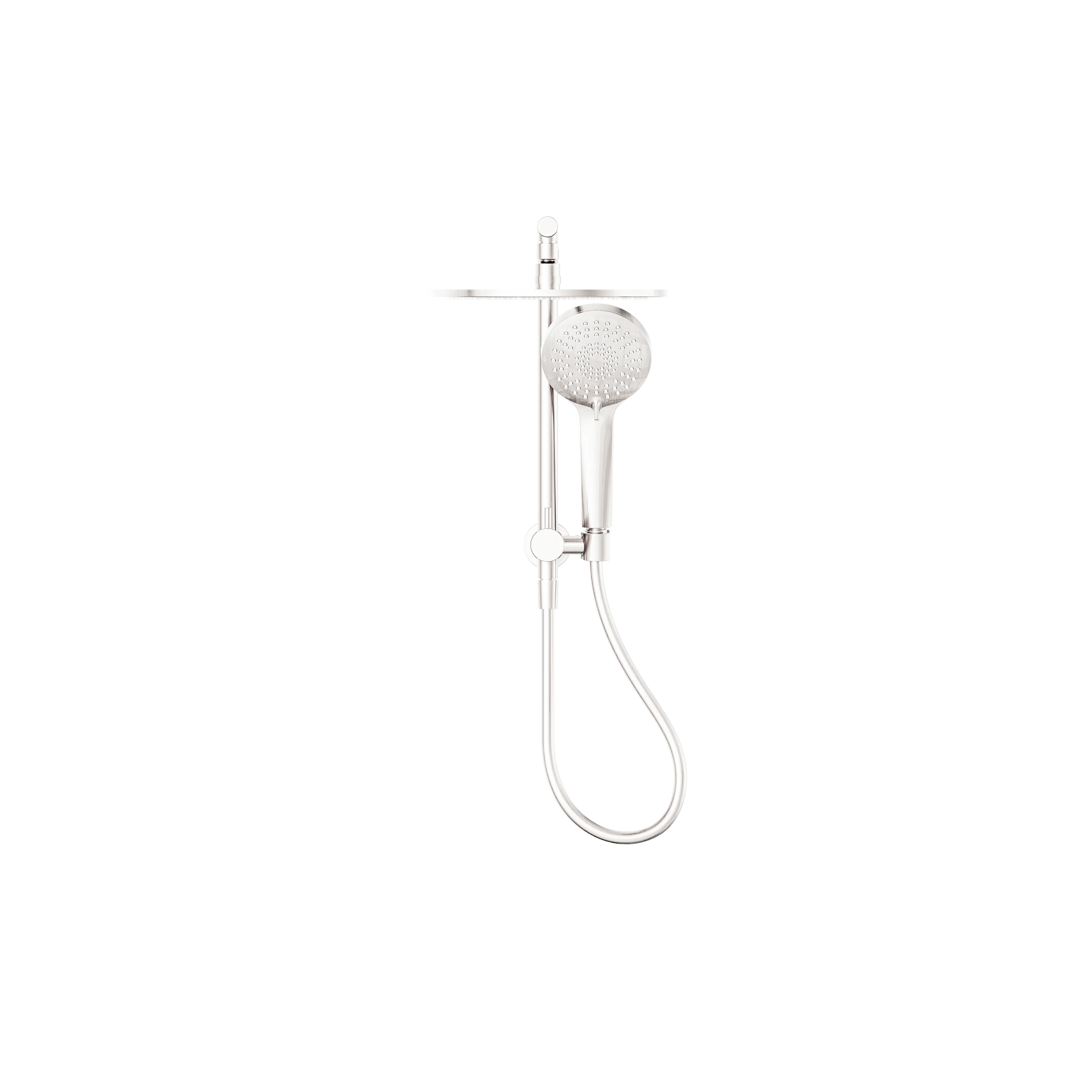 Mecca 2 In 1 Twin Shower Brushed Nickel