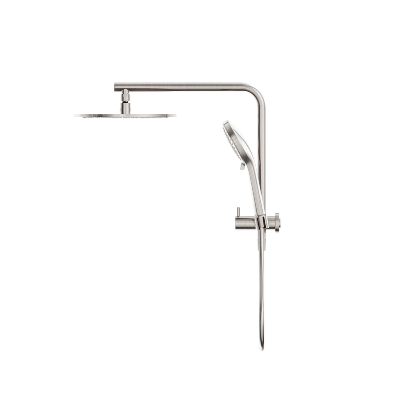 Mecca 2 In 1 Twin Shower Brushed Nickel