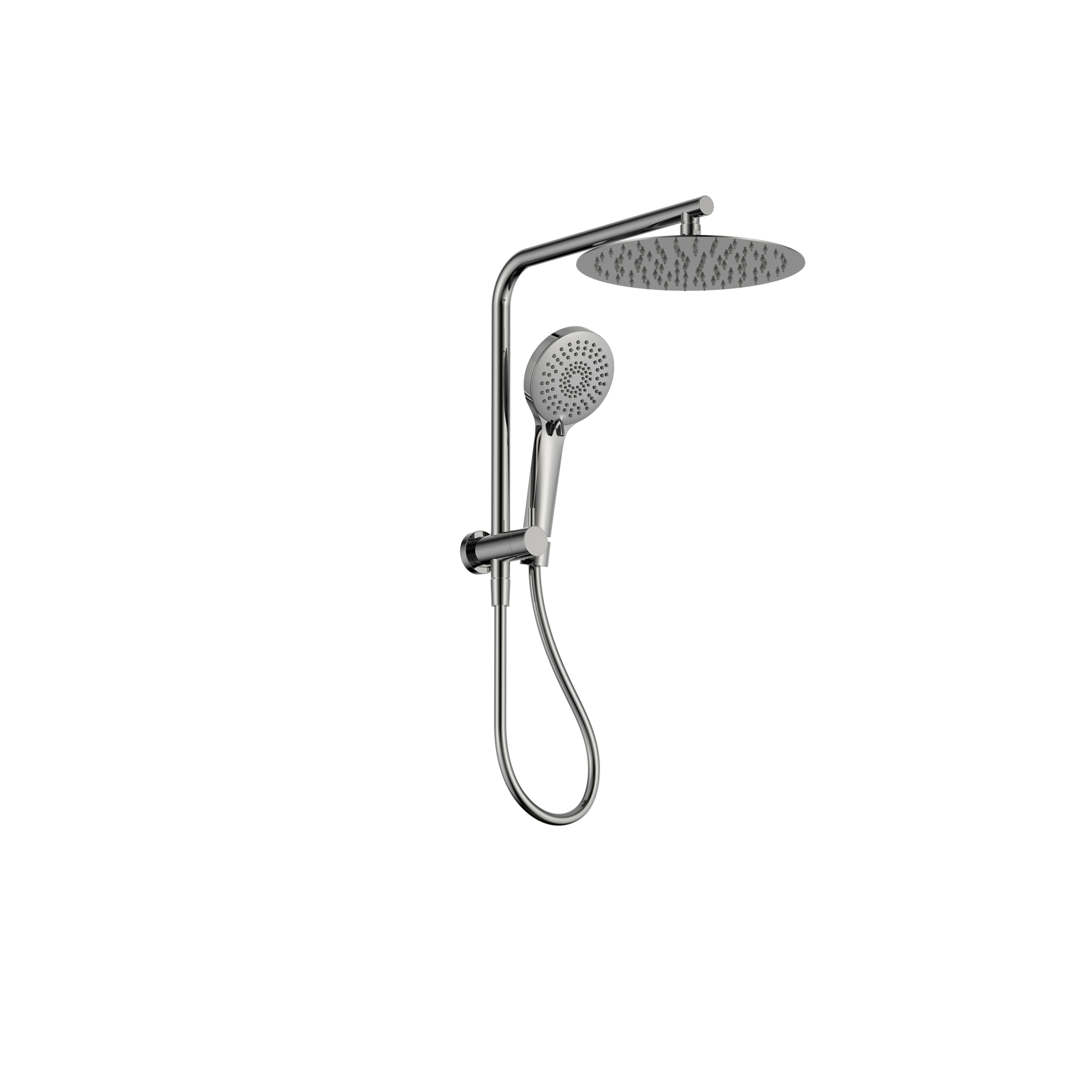 Mecca 2 In 1 Twin Shower Chrome