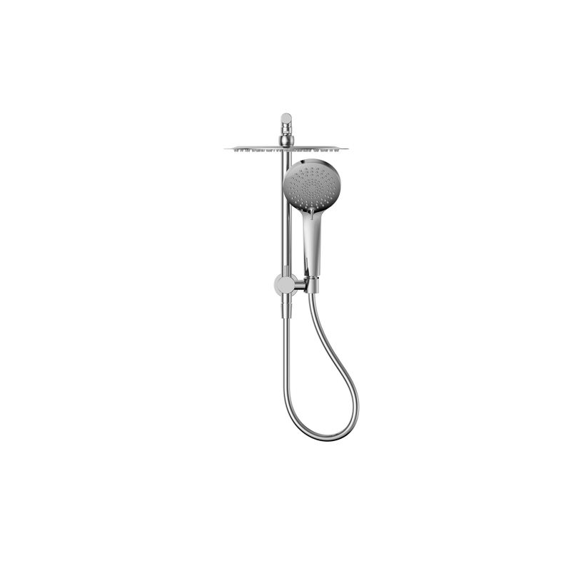 Mecca 2 In 1 Twin Shower Chrome
