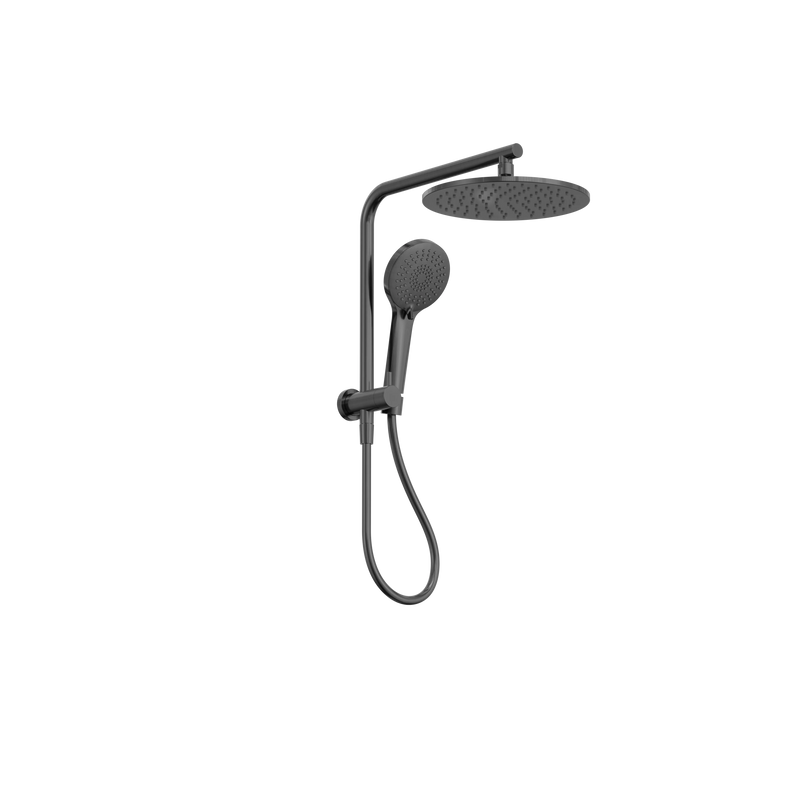 Mecca 2 In 1 Twin Shower Gun Metal